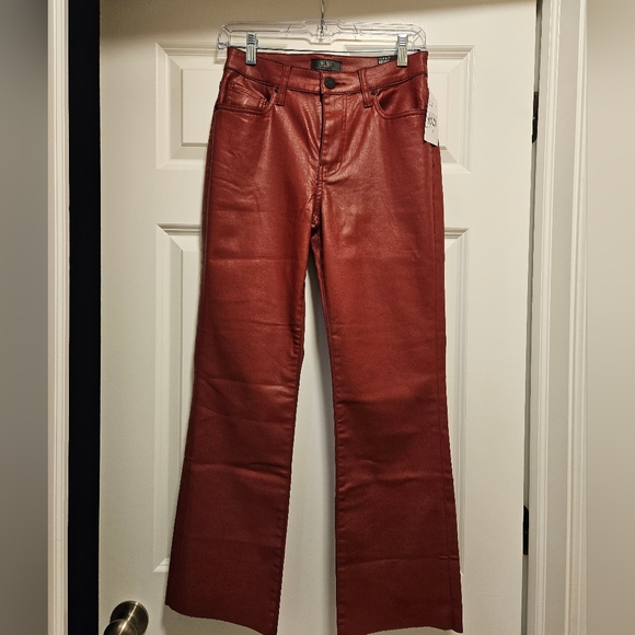 Kut from the Cloth Kelsey faux leather ankle flares - Picture 6 of 6